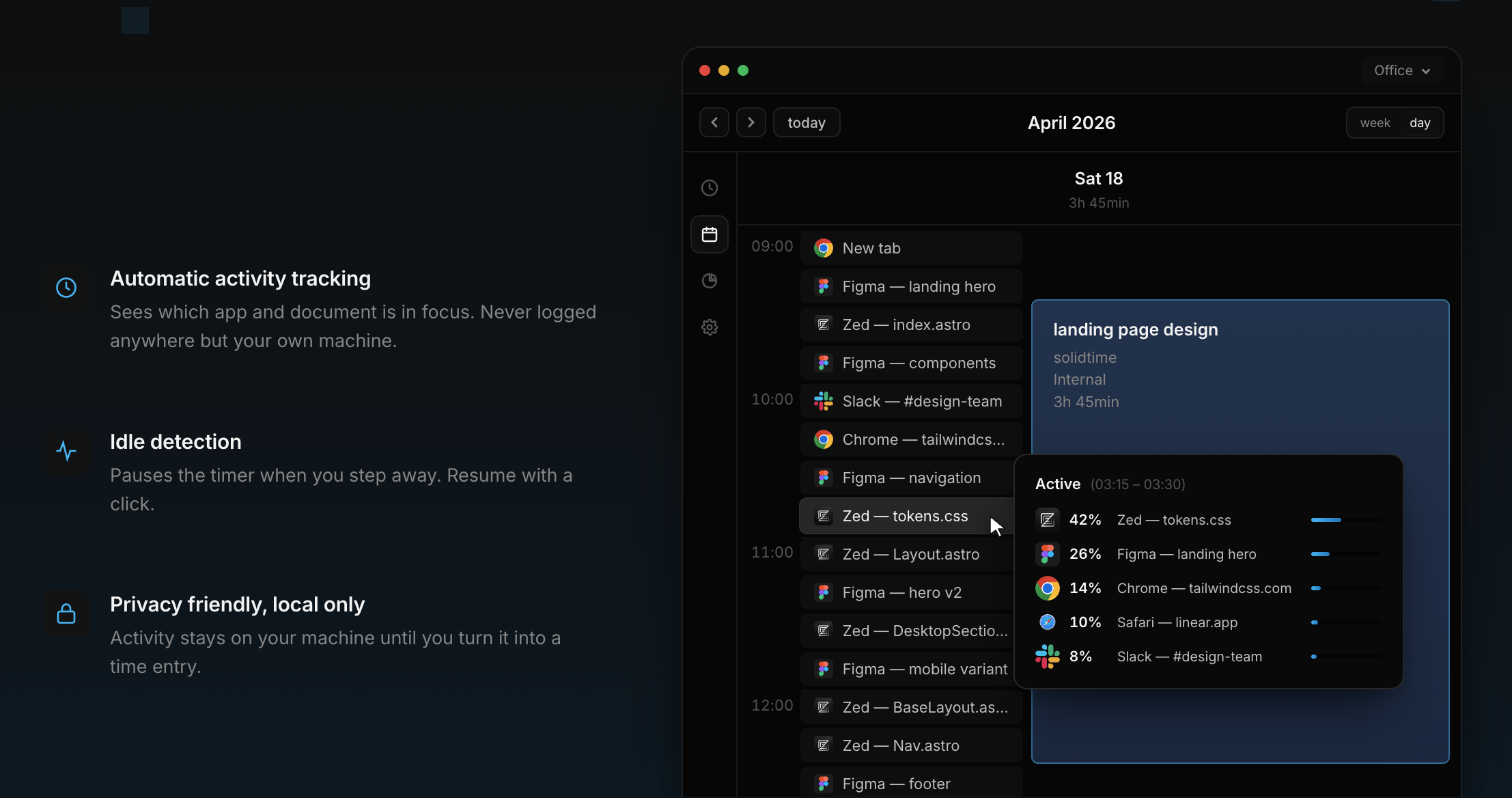 Solidtime Activity Tracking
